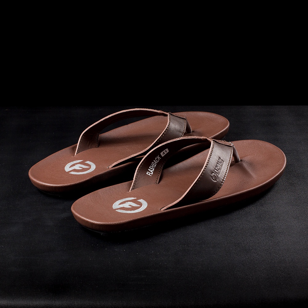 CANO BROWN |ManNeedMe x FLAZHBACK| Sandal Pria Cowok Sendal Jepit Casual ORIGINAL