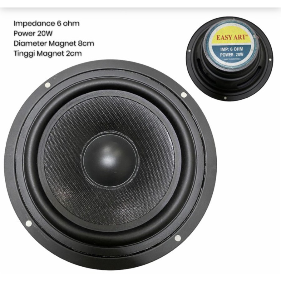 Speaker 6.5inch Woofer easy art ORIGINAL