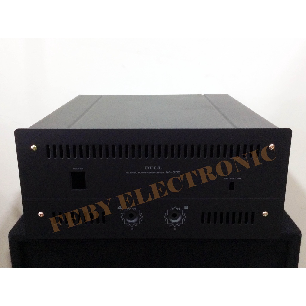 BOX BELL M-550 STEREO POWER AMPLIFIER box power