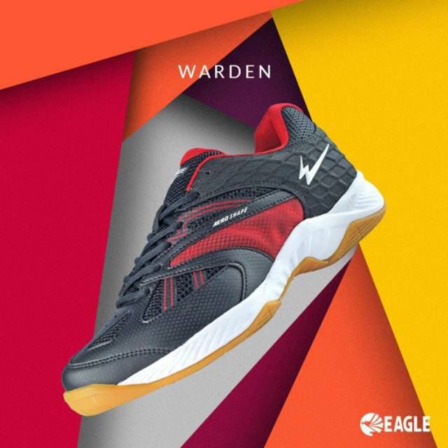 EAGLE WARDENS SEPATU BADMINTON BULUTANGKIS ORIGINAL 100%