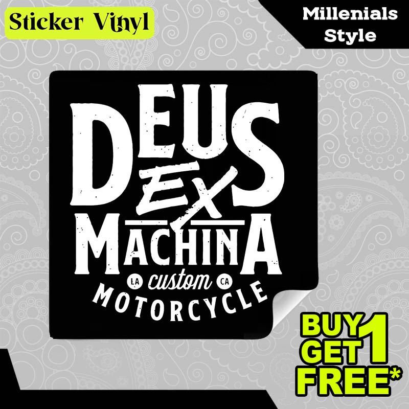 

Stiker Sticker DEUS EX MACHINA Custom Motorcycle Gambar Unik Desain Keren dan Kekinian Aesthetic Bahan Vinyl Satuan Anti Air