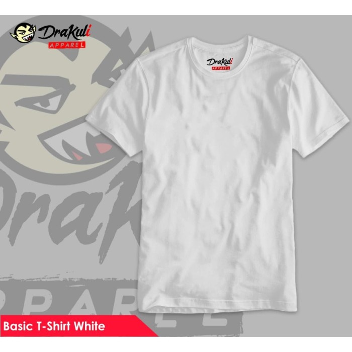 Drakuli Apparel Basic T Shirt - White Misty