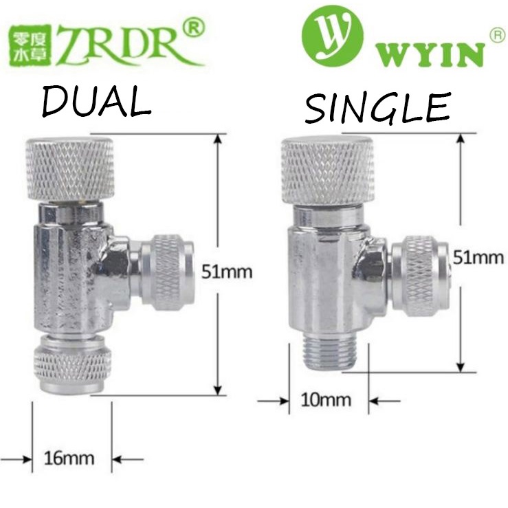 Kran co2 Triming Valve co2 Valve Co2 Needle valve
