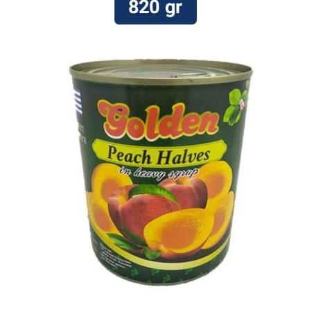 

Trcp6P0b--Golden Premium Peach Halves in Heavy Syrup From Greece 820 gr PERSIK