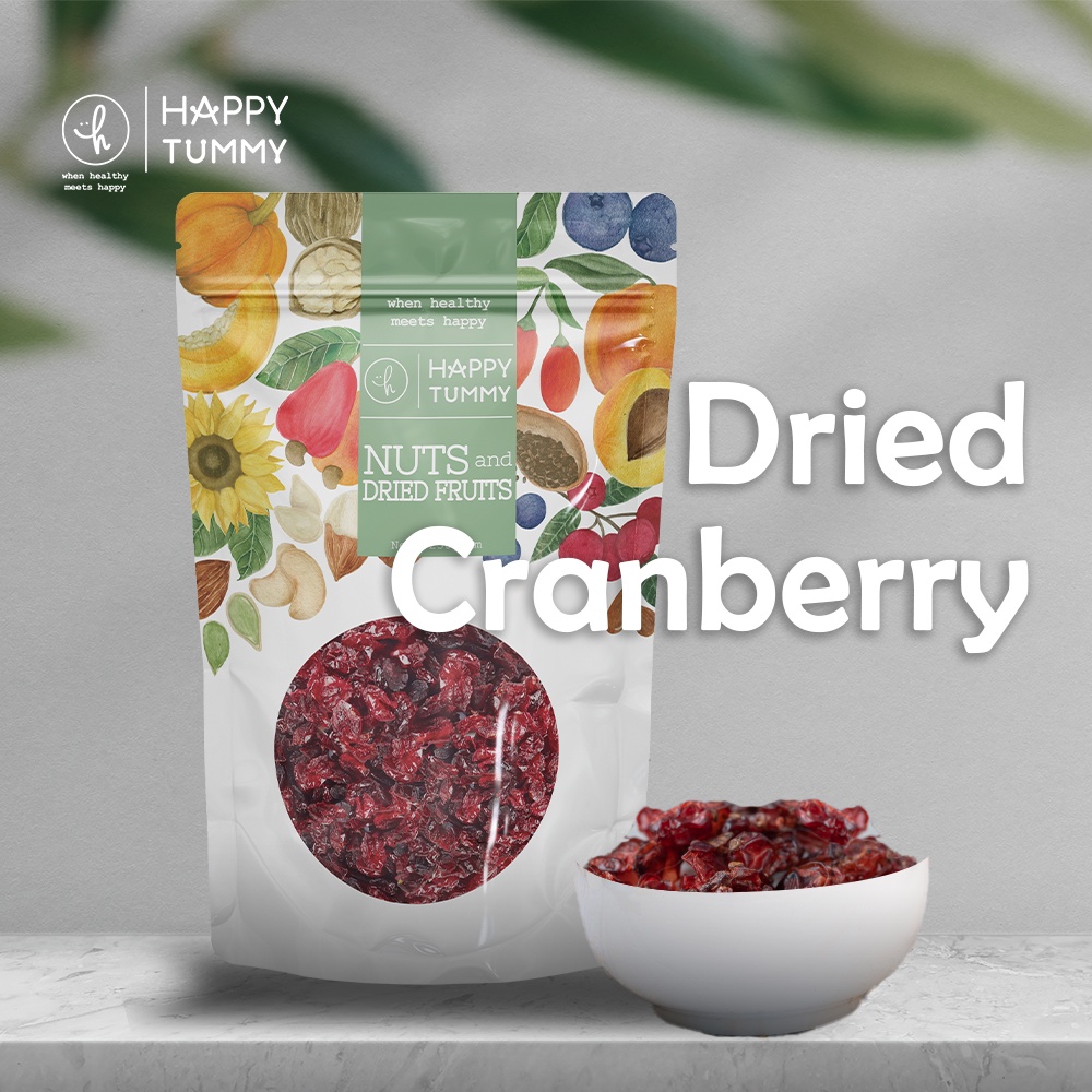 

Happy Tummy - Healthy Food Dried Cranberry 250 Gram Buah Cranberry Kering