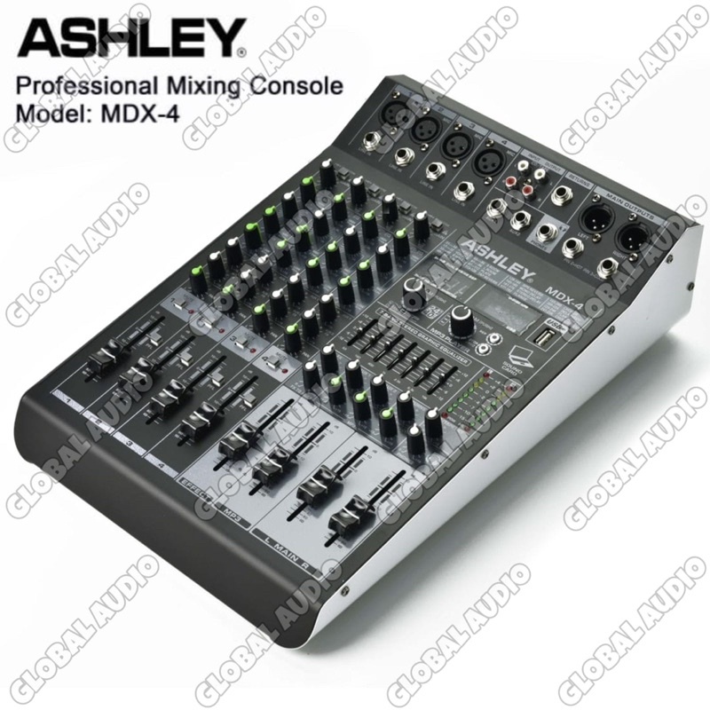Mixer Audio Ashley Mdx 4 4channel Original Mixer Mdx4 Mixing 4 mdx4 ( Bagus Cod )