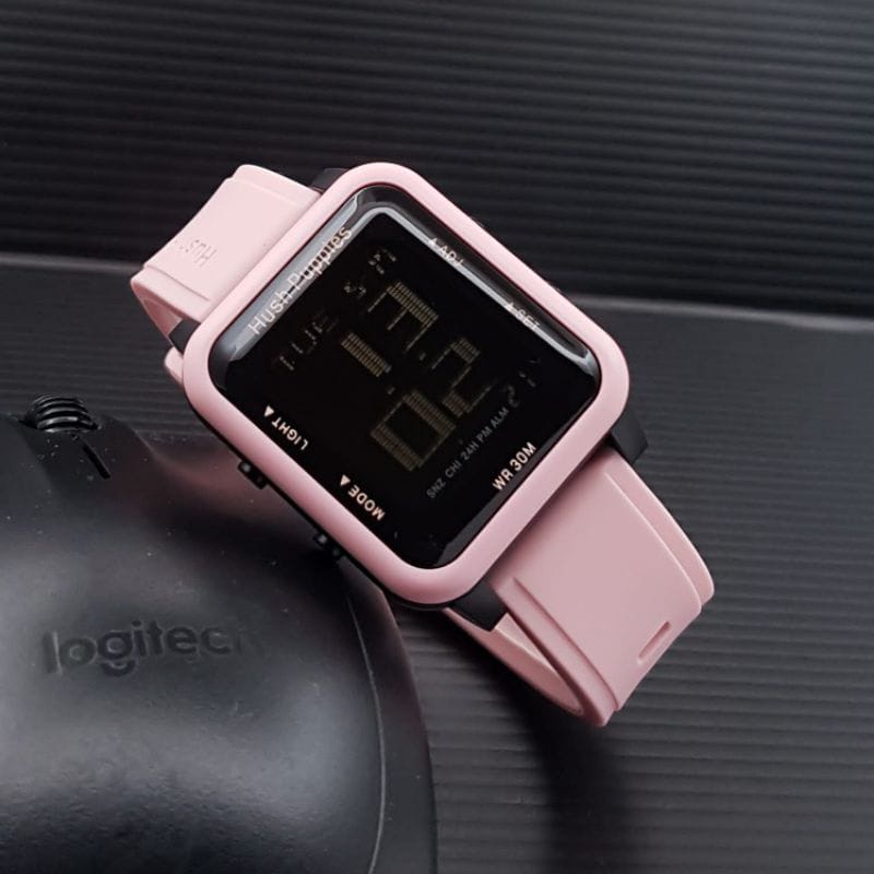 [COD]  Jam Tangan Digital Wanita Terbaru | Fhasion HUSH PPS Ruber Harga Set