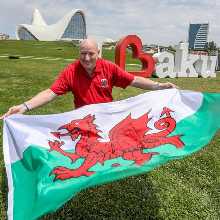 Bendera Wales ukuran 150x90cm