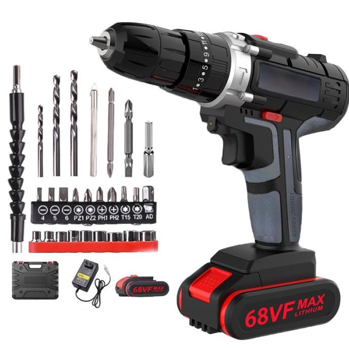 OLLA 68VF MESIN BOR ELEKTRIK - ELECTRIC DRILL SET - MESIN BOR TANGAN