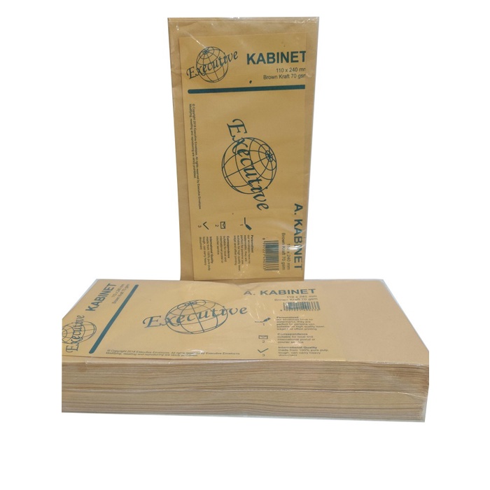

Hemat Amplop Kabinet Executive Coklat 110 X 240 Mm 100 Pcs Sale!!!