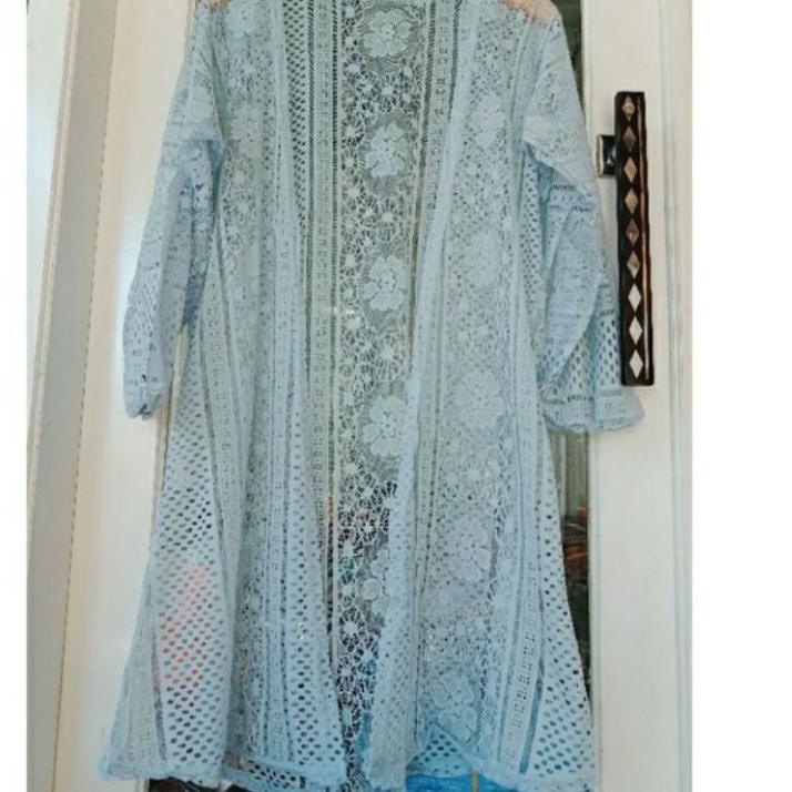 Murah Banget Cardigan Brukat Lengan Balon/ Cardigan/ Atasan Wanita/ brukat/ LongCardi/ Outer wanita