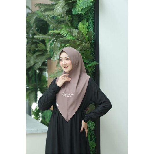 Hijab instan LV lancip Jersey Lubna craft original