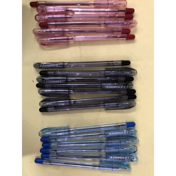 

bolpen Snowman V-1 0.7mm isi 12