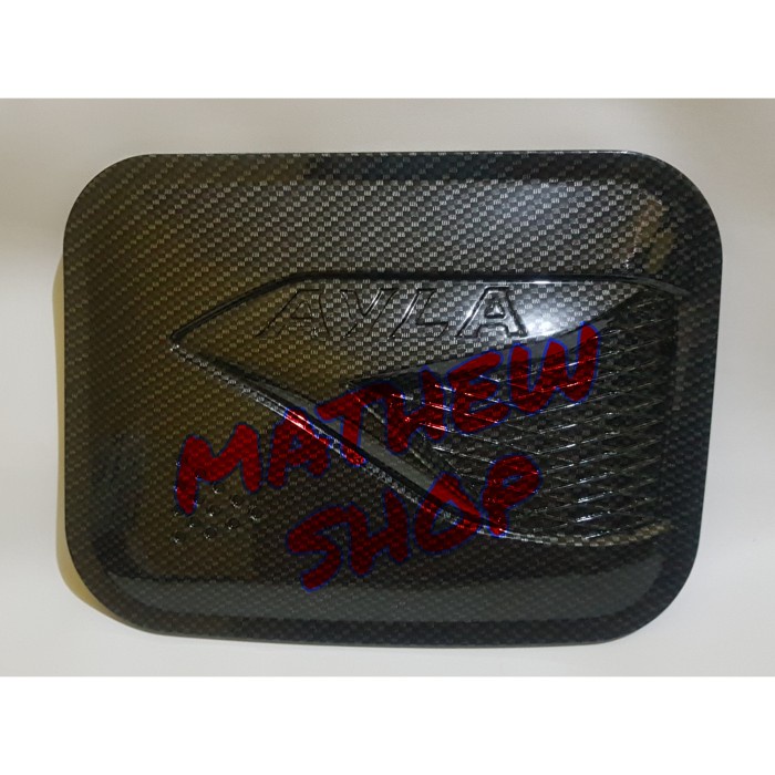 [COD] Tank Cover Ayla 2012Up Carbon/Tutup Tangki Bensin Daihatsu Ayla Carbon / Perlengkapan Variasi 