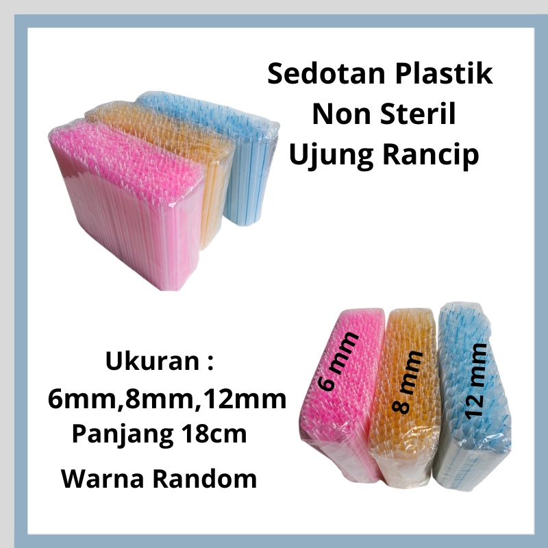 Jual Sedotan Plastik Warna Warni Es Pop Ice Teh Poci Mm Mm Mm Cm Shopee Indonesia