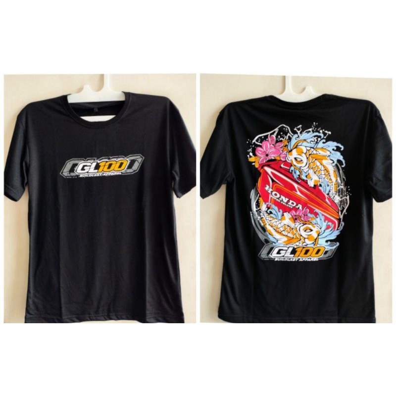 Kaos oblong GL 100 hitam distro