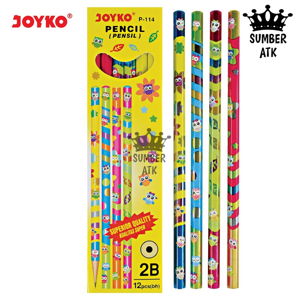 

Pencil Pensil Joyko P-114 2B 1 BOX 12 PCS