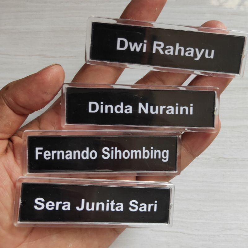 

Name Tag Akrilik / Insert Paper Peniti