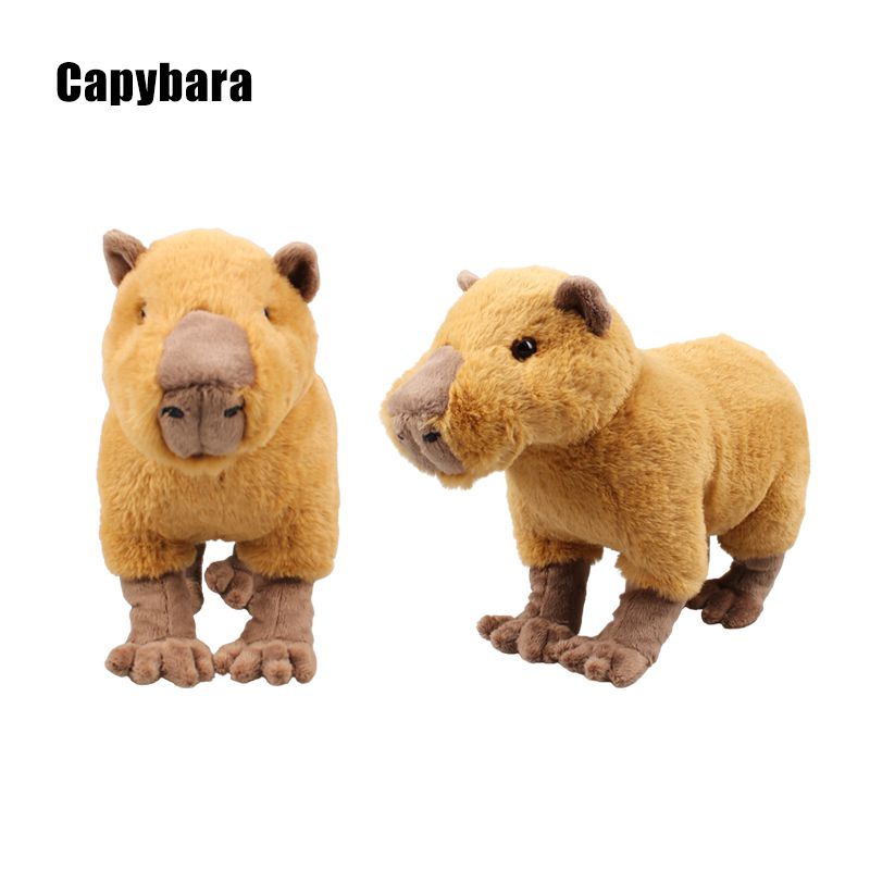 Mainan Plush Capybara Lucu Boneka Binatang Boneka Lembut Untuk Dekorasi Kamar Bayi