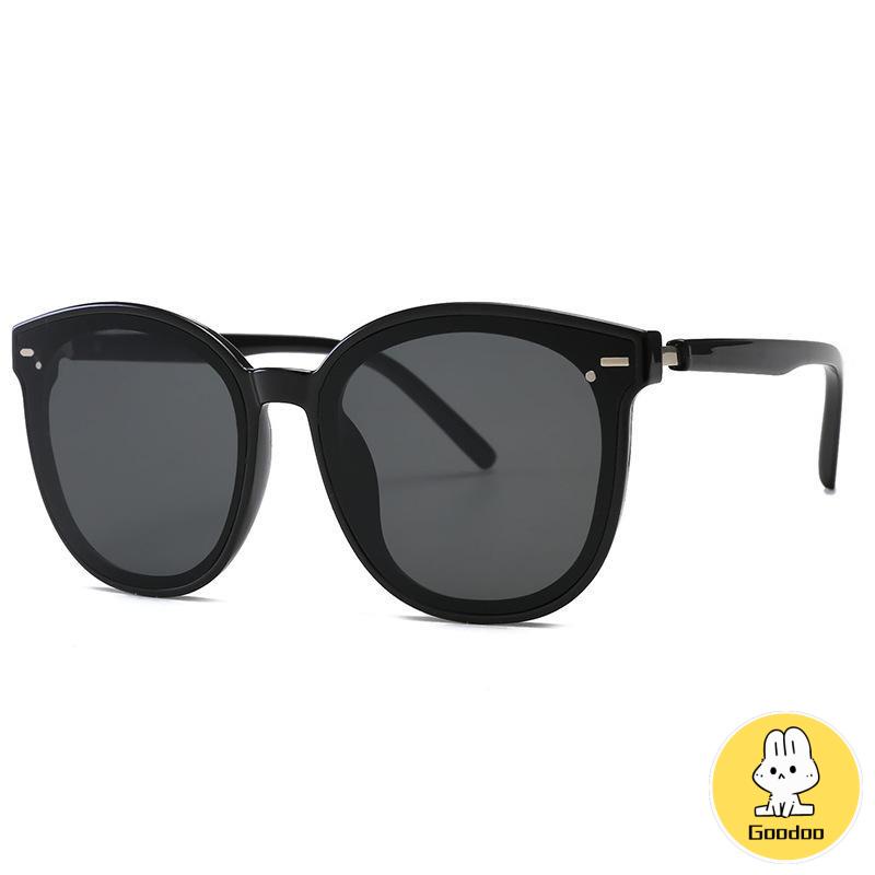 Kacamata Hitam Korean Fashion BLACK PETER Vintage Mata Kucing Wanita Sunglasses -Doo