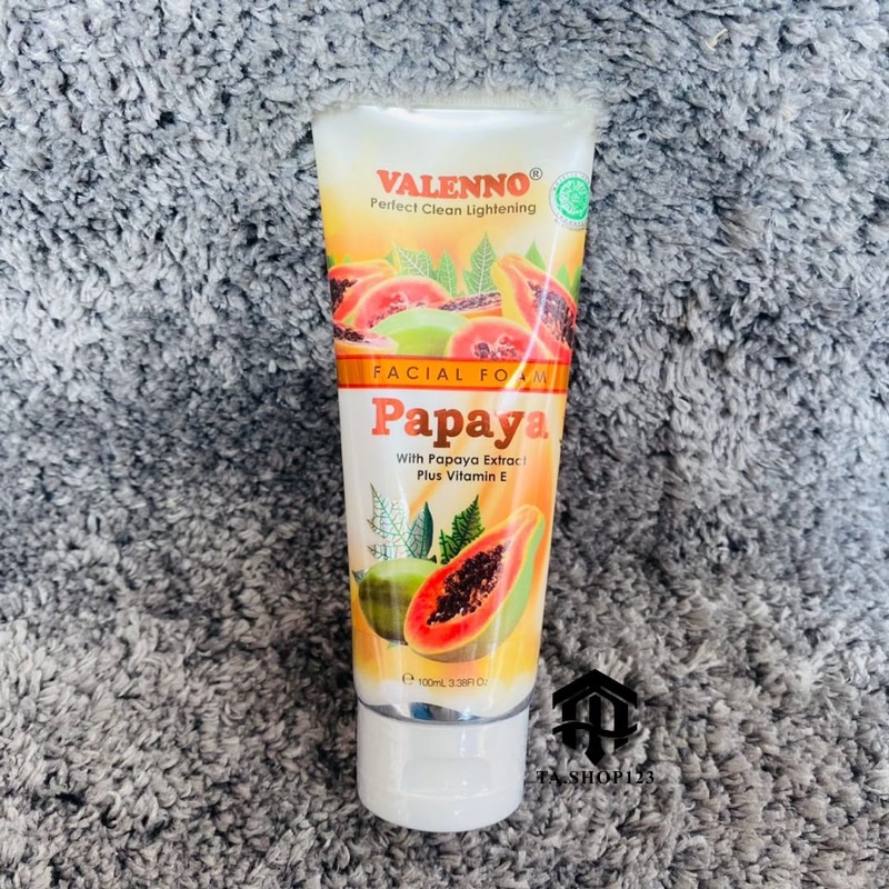 VALENNO Pepaya Facial Foam BPOM 100ml