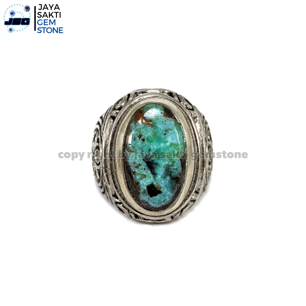 Natural Batu Akik Pirus Persia Turquoise Original PPT02