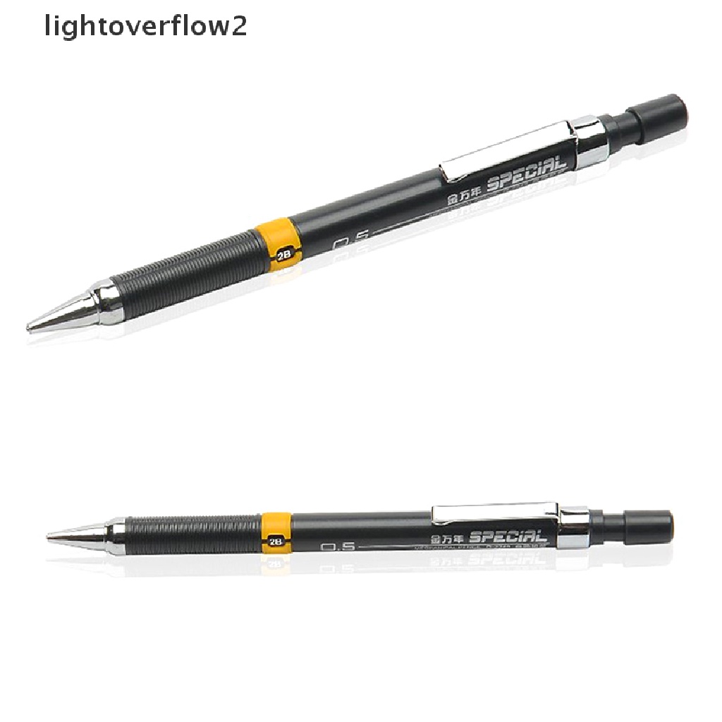 (lightoverflow2) Pensil Mekanik 0.5 / 0.7mm Untuk Sketsa / Gambar Anak (ID)