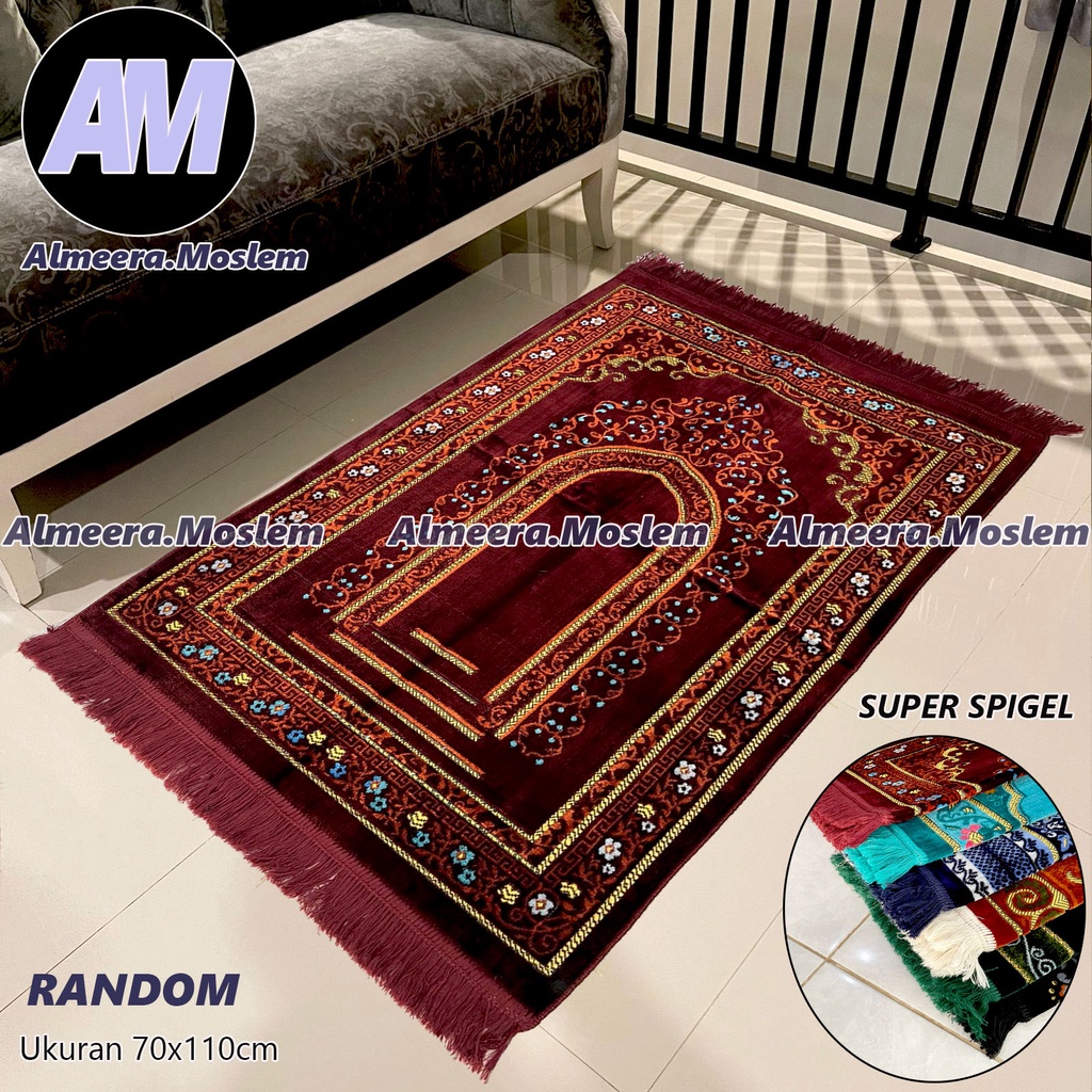 Sajadah Turki Dewasa 70x110cm Bahan Tebal Dan Halus Sejadah Turkey Traveling &amp; Sauvenir