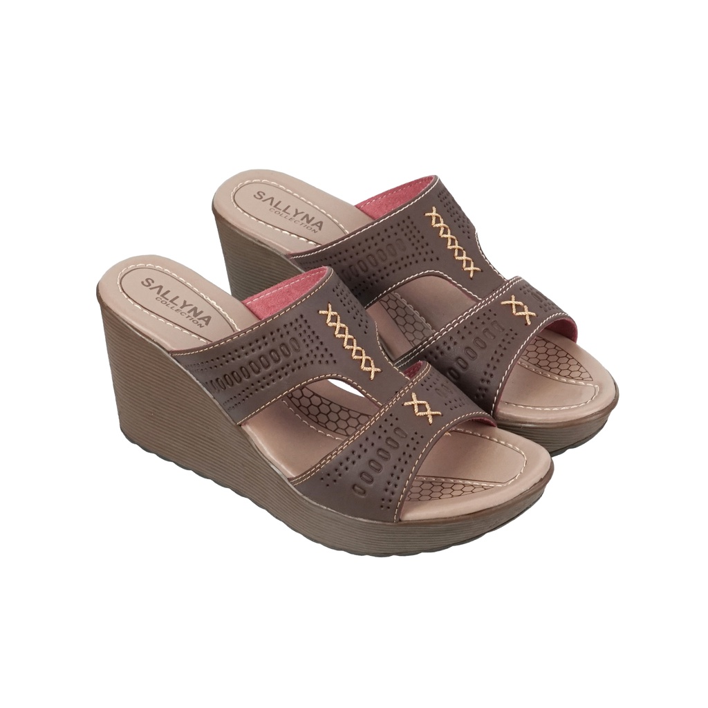 Sandal Wedges Wanita 7 cm - Sinta 03