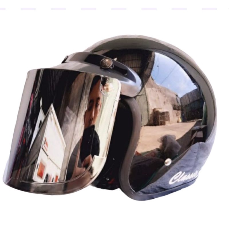 Helm Bogo Classic Retro Helm SNI Helm Murah Helm Pria Wanita helm half face helm sepeda motor klasik