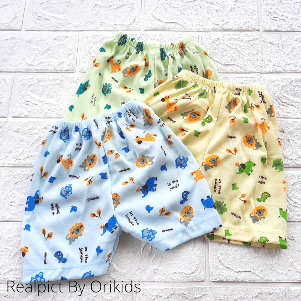 Orikids 3Pcs Celana Bayi 0 6 Bulan Laki-Laki Perempuan Lusinan Murah Lembut