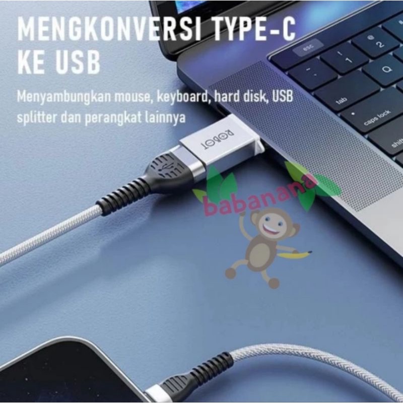 Robot RT-OTG04 Type-C to USB 3.0 adapter otg charger data converter