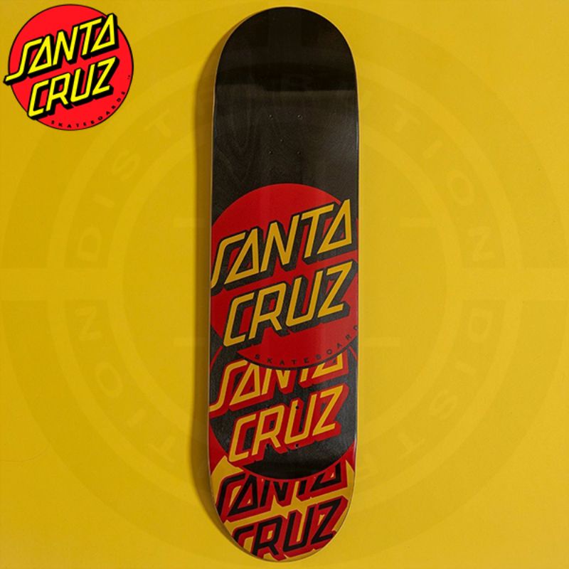 SANTA CRUZ 8.5in x 32.2in Descend Dot 7 Ply Birch Skateboard Deck