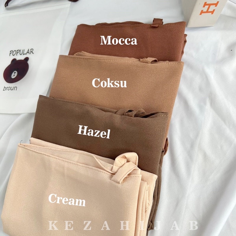 Hijab Segitiga Instans/Hijab Instan Tanpa Penitik By Kezahijab