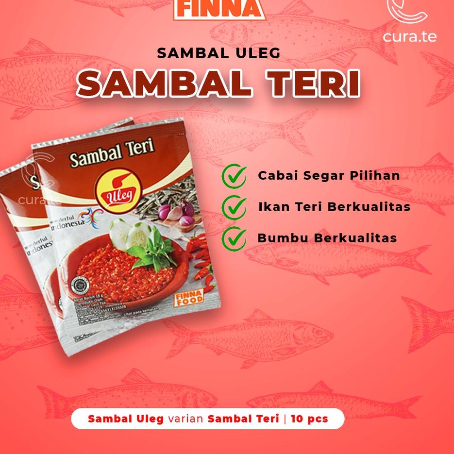 

New Product--FINNA FOOD SAMBEL ULEG 200GR | SAMBAL TERI KEMIRI TERASI BAWANG IJO PEDAS