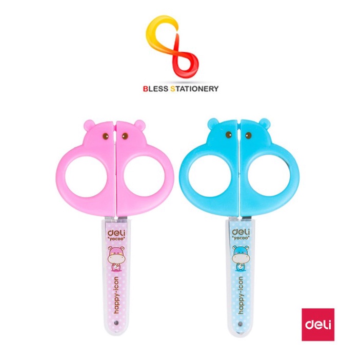 

Eklusif Deli Gunting Hippo / Gunting Sekolah Anak Dengan Penutup (E6032) Hot Sale