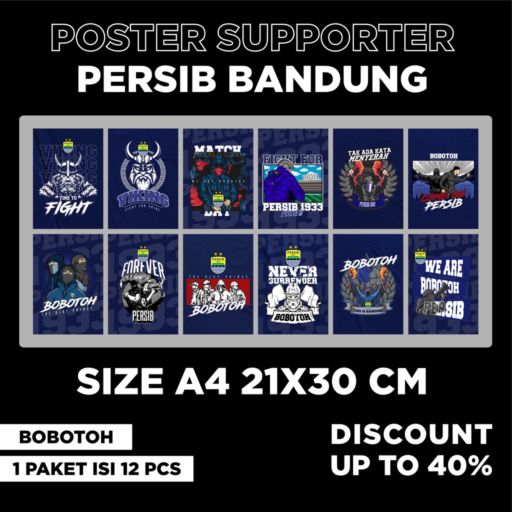Poster Bobotoh Persib ISI 12LBR