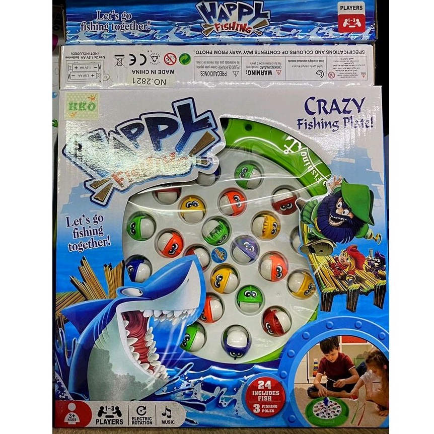 Mainan Anak Pancingan Ikan Fishing Game Crazy Fishing Lagu Musik 2821