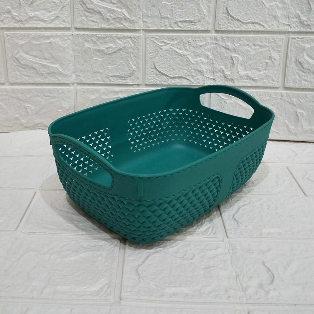 Keranjang Serbaguna Estetik / Storage box Multifungsi / Storage Basket Tempat Penyimpanan Serbaguna