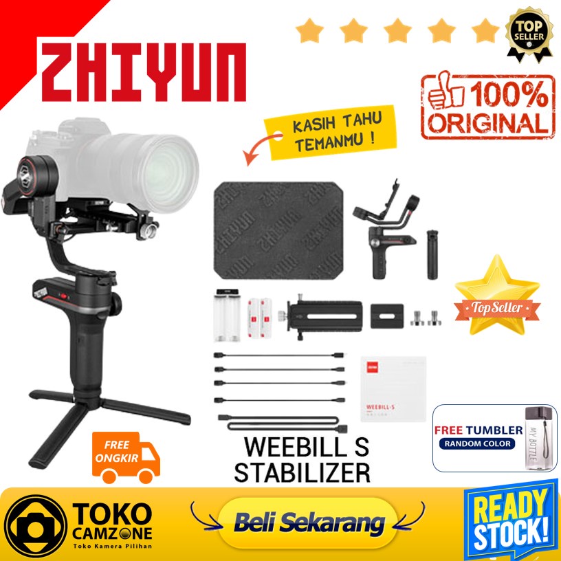 Zhiyun Weebill S 3-Axis Gimbal Stabilizer Kamera DSLR Mirrorless