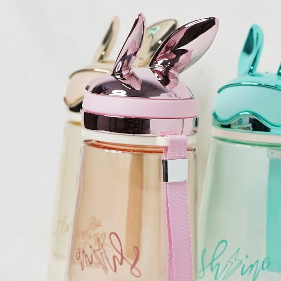 Botol Minum Anak Amazing Rabbit Lucu Unik 600ml