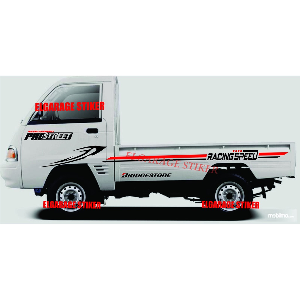 Stiker mobil pick up suzuki carry cutting stiker striping variasi pick up futura carry new apv granm