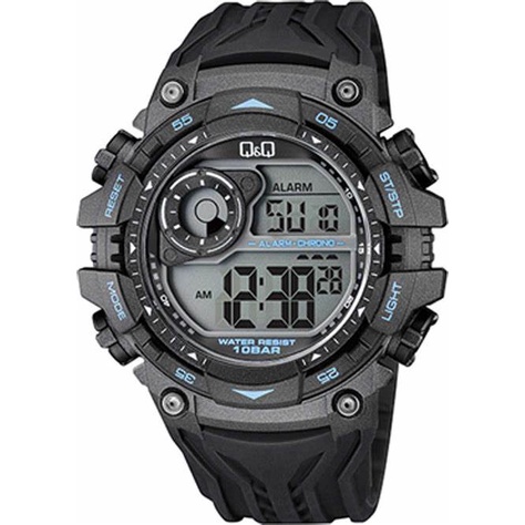 Jam Tangan Pria Casual Sporty Rubber Digital Original Q&amp;Q QnQ QQ M157 M157J Series