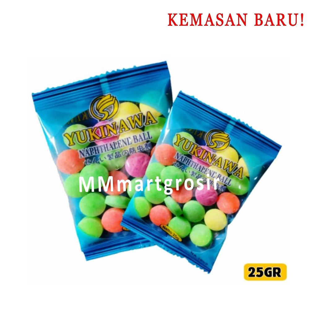 Kamper Yukinawa / Kamper /  Naphthalene Ball / Pengharum ruangan / 25 g