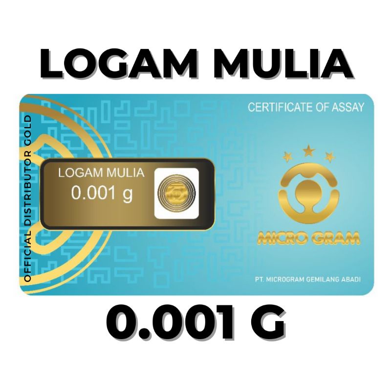 Logam Mulia 0.001 Gram