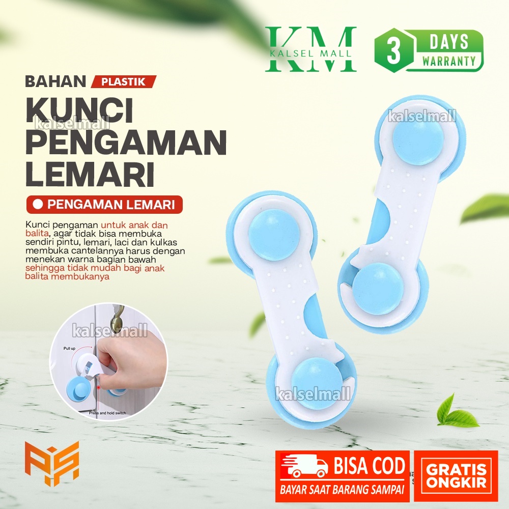 Alat Bantu Kunci Pengaman Pengait Kaitan Kait Laci Pengait Pengunci Lemari Pintu Kulkas Perabotan Kotak Box Dari Baby Lock Brand Safety Safe Lock Home House ART38