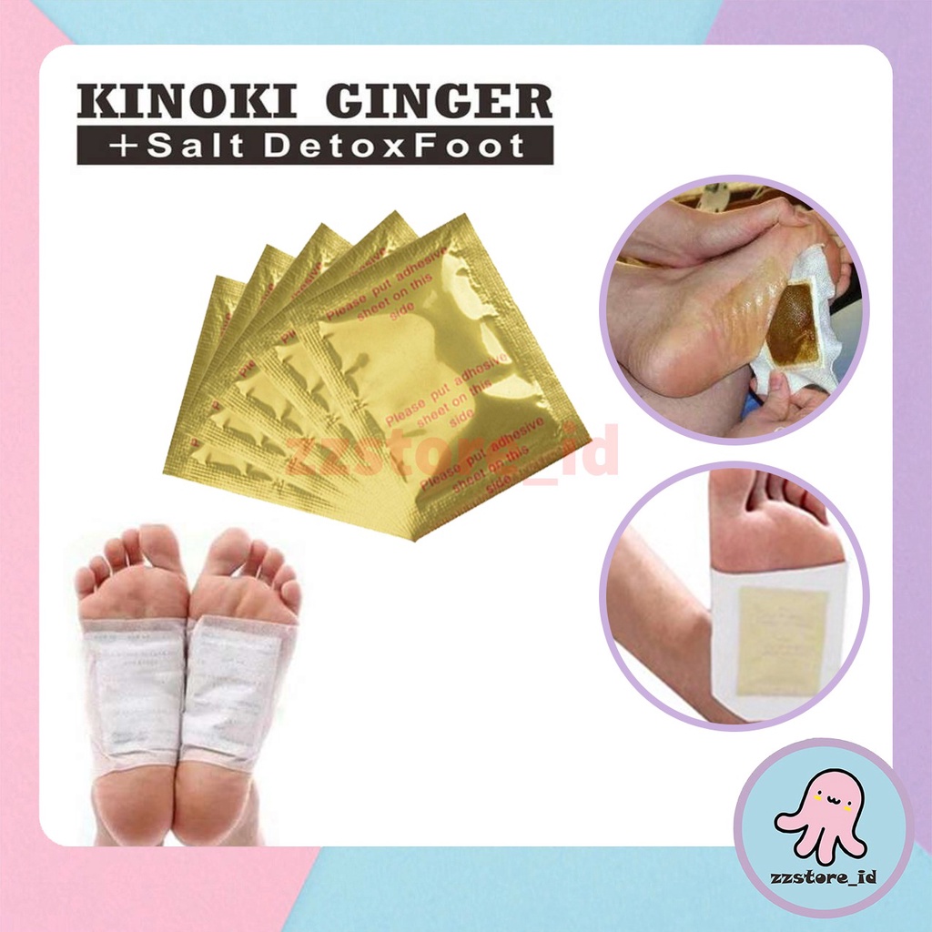 KINOKI Jahe Ginger Salt / Koyo Kaki Detox Herbal foodpad