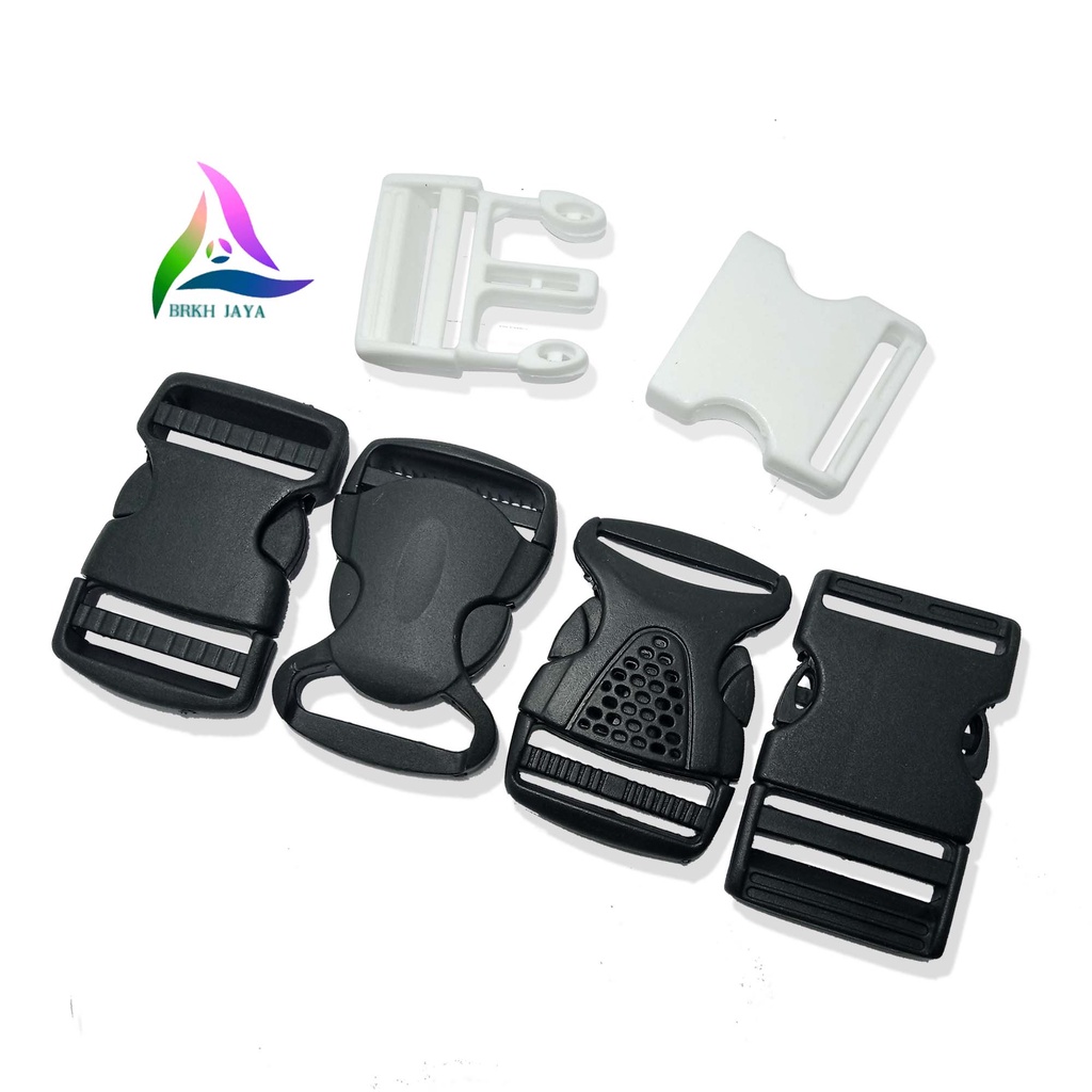 KUNCI SODOK TAS 3.8 CM / SLOT TAS  / GESPER TAS PLASTIK PP / 1 PACK (60 PCS)
