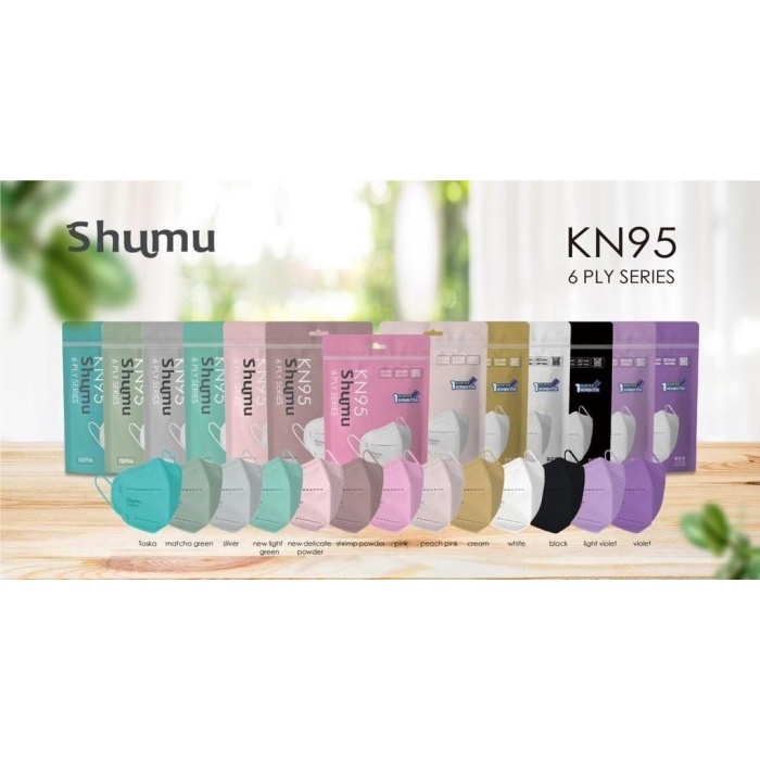 PROMO Masker KN95 SHUMU 6ply Face Mask kn 95 premium 3BOX [ 30pcs ] FS
