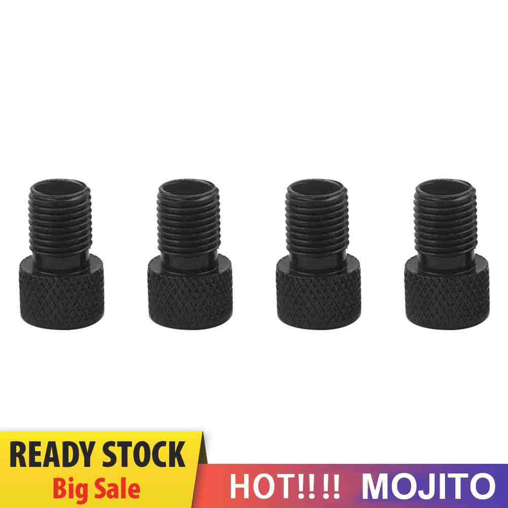 4pcs Adapter Converter Pentil Presta Ke US Bahan Aluminum Alloy Untuk Ban Sepeda